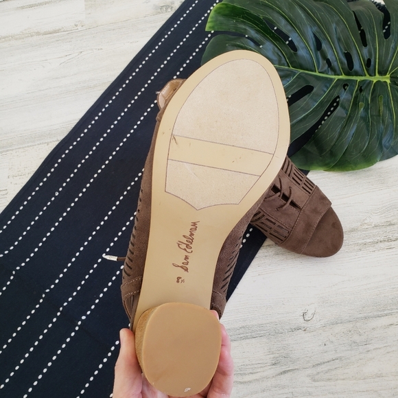 Sam Edelman| Rocco Lace Up Heeled Sandal Size 8.5 - Picture 4 of 7